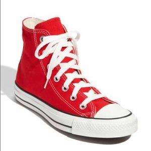 Red Barely Worn Converse
